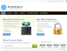 Tablet Screenshot of eversible.com