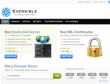 Tablet Screenshot of domains.eversible.com